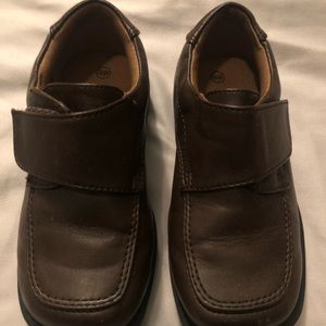 Boys brown dress shoes
